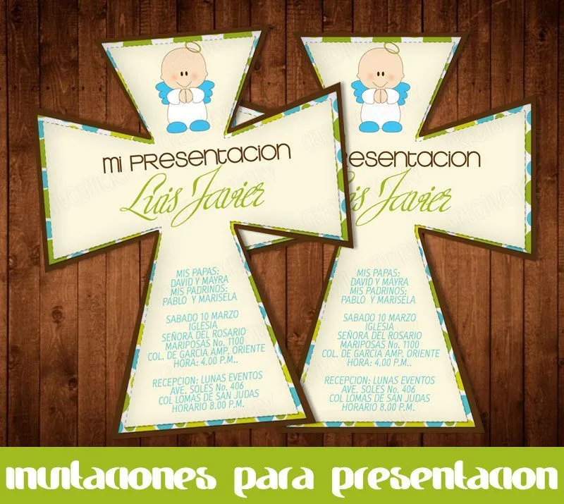 Invitacion De Presentacion en cruz | Bautizo | Pinterest Invitacion De Presentacion en cruz | Bautizo | Pinterest