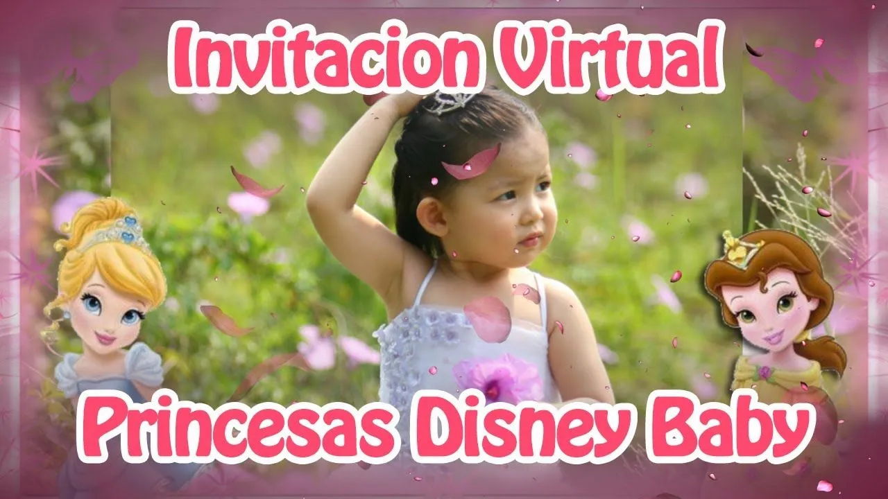 Invitacion de Princesas Disney | Princess Birthday Invitation - YouTube Invitacion de Princesas Disney | Princess Birthday Invitation - YouTube