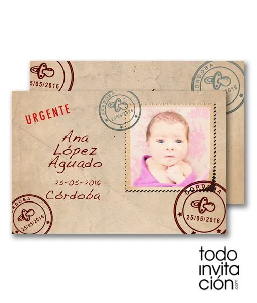 INVITACIÓN "POST BABY" - invitaciones y detalles originales ...