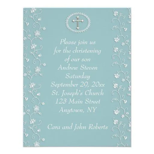 Invitación religiosa azul del trullo de Zazzle. Invitación religiosa azul del trullo de Zazzle.