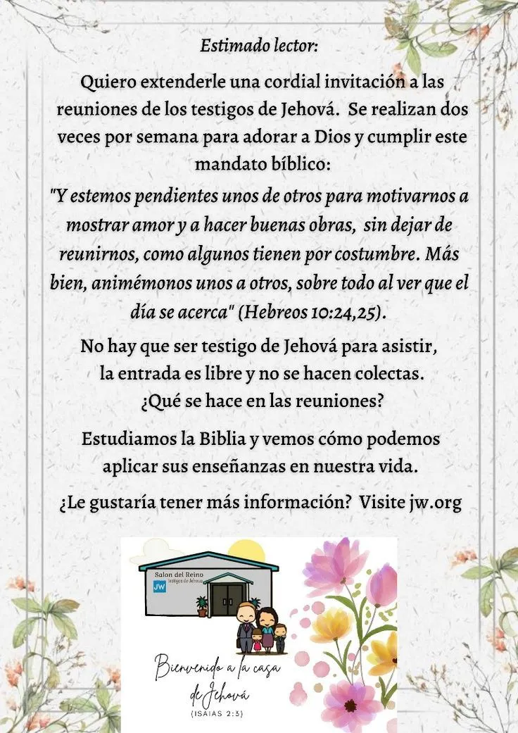 Invitación a las reuniones | Escritura de cartas, Cartas de animo, Cartas bonitas Invitación a las reuniones | Escritura de cartas, Cartas de animo, Cartas bonitas