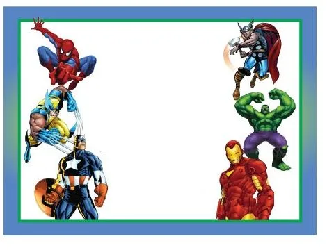 Invitacion de superheroes!!