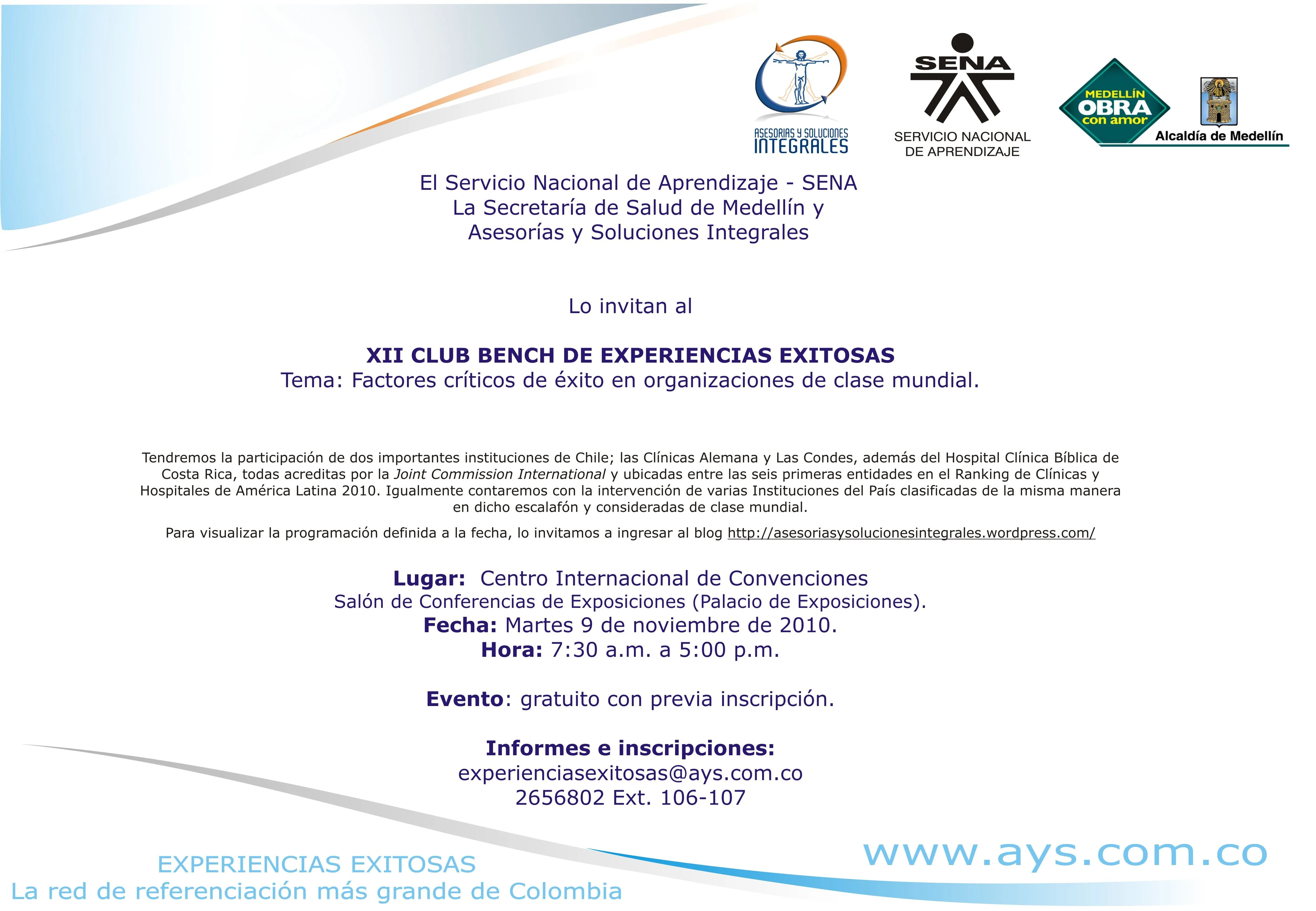 Tarjetas de invitación a un evento - Imagui