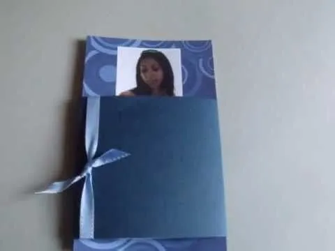 Invitación de XV años azul con faja deslizable - YouTube