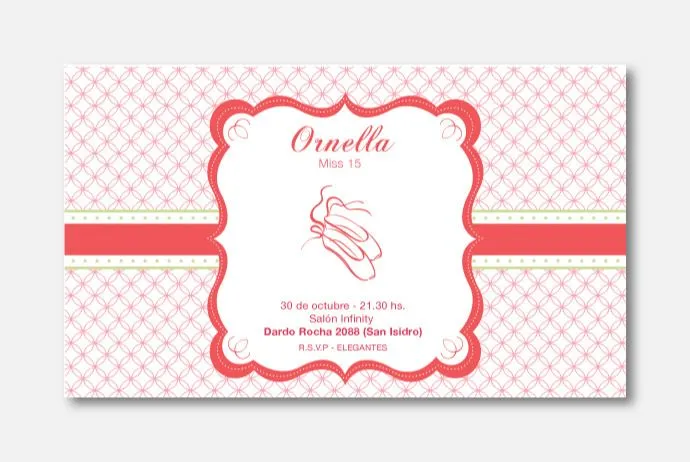Invitaciones - Agustina Alessi