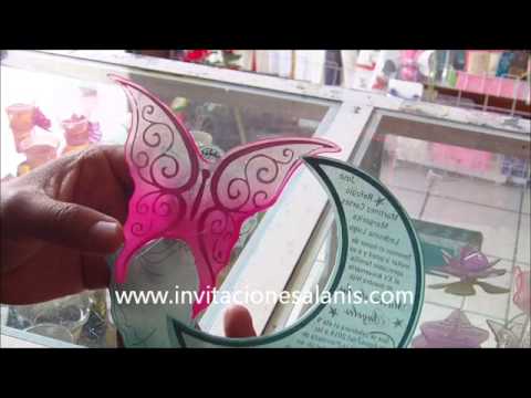 INVITACIONES ALANIS 2014-15 hada de acrilico - YouTube INVITACIONES ALANIS 2014-15 hada de acrilico - YouTube