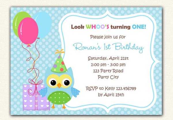 Invitaciones para el primer añito de tu hijo o hija | Fiesta101