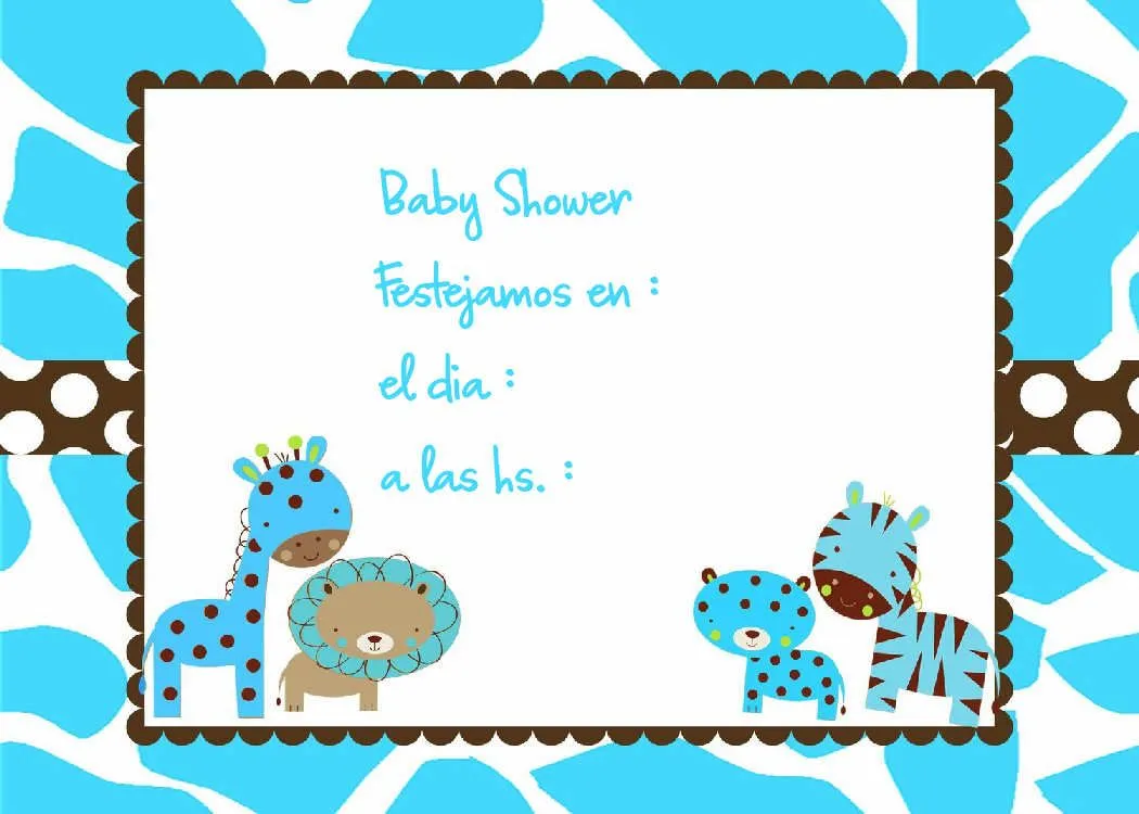 Invitaciones Baby Shower Nena Varón IDEAS para manualidades ...
