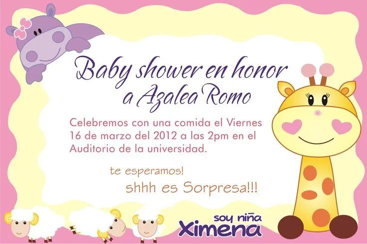 Invitaciones Para Baby Shower De Niña Youtube Hd Wallpapers ...