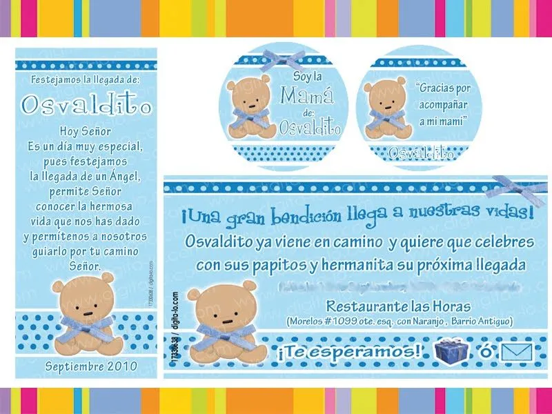 Invitaciones para baby shower de niño con oraciones - Imagui Invitaciones para baby shower de niño con oraciones - Imagui