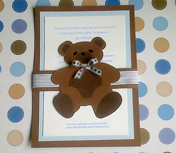 Mara Handmade : Invitaciones Baby Shower