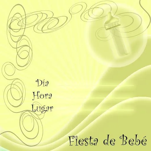 ... tarjetas de invitacion para una Fiesta de Bebé o Baby Shower ... tarjetas de invitacion para una Fiesta de Bebé o Baby Shower