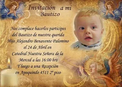Angeles para bautizo