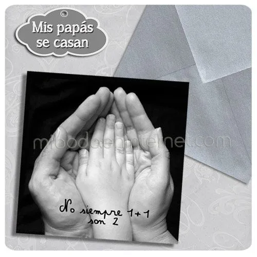 Invitación Boda "No siempre 1 + 1 son 2" - Mibodaeninternet Invitación Boda "No siempre 1 + 1 son 2" - Mibodaeninternet