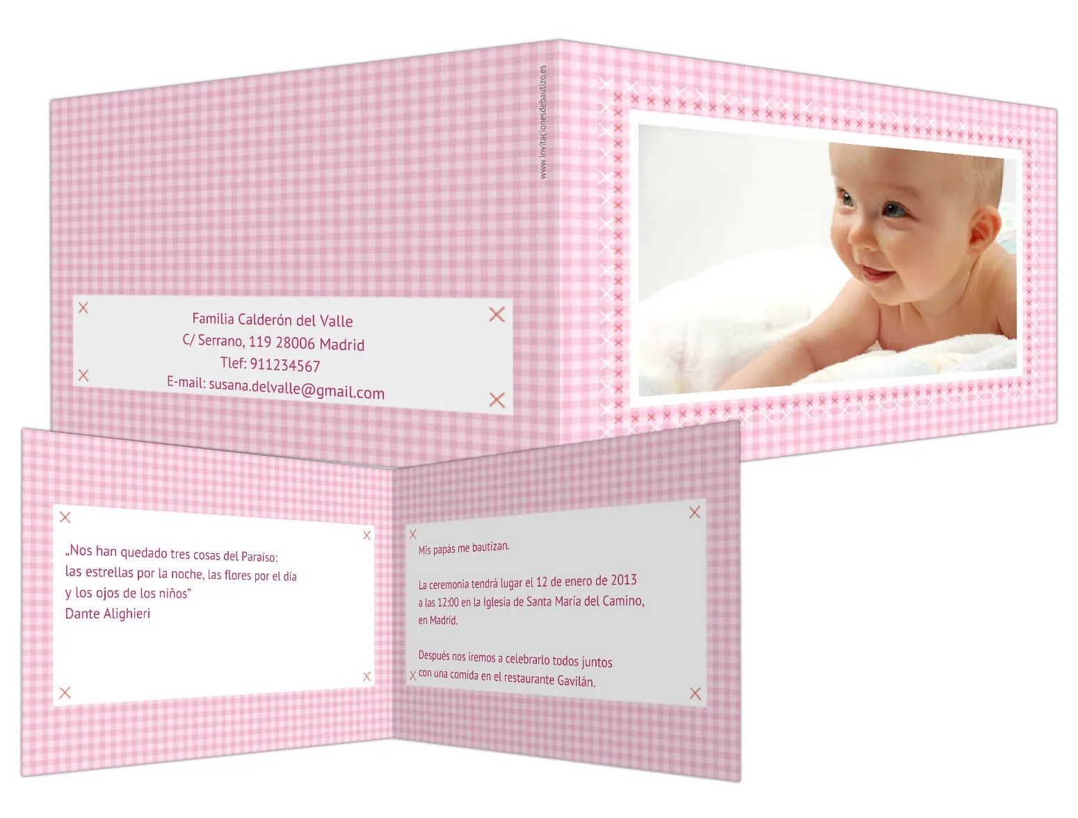 Invitaciones | Bautizo y Comunion