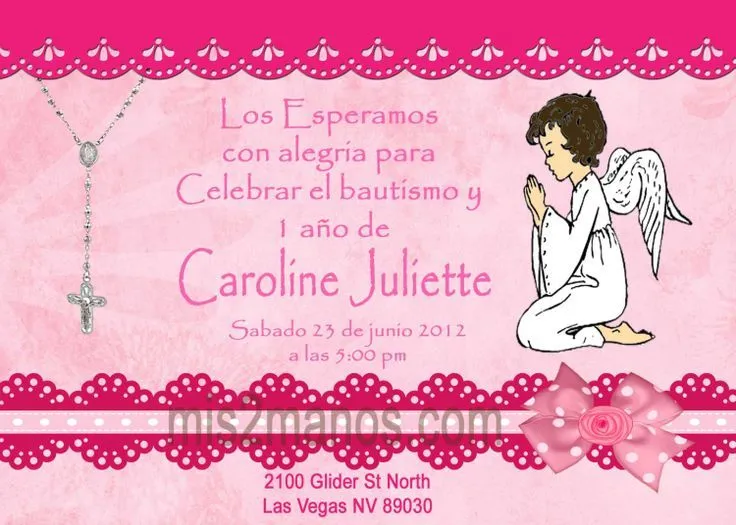 Invitaciones Para Bautizo Comunion Y Cumpleanos Bi Xa Kootation ...