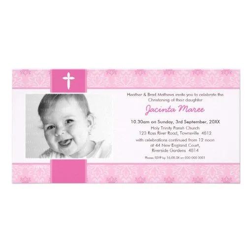 INVITACIONES DEL BAUTIZO DE LA FOTO:: bonito 2L Tarjeta ... INVITACIONES DEL BAUTIZO DE LA FOTO:: bonito 2L Tarjeta ...
