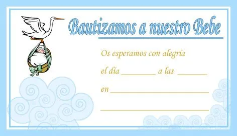 Invitaciones para Bautizo para imprimir | Baby Shower Ideas Invitaciones para Bautizo para imprimir | Baby Shower Ideas