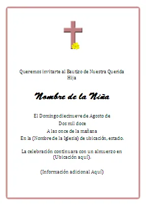 Invitaciones de Bautizo - Para Imprimir Gratis - ParaImprimirGratis. Invitaciones de Bautizo - Para Imprimir Gratis - ParaImprimirGratis.