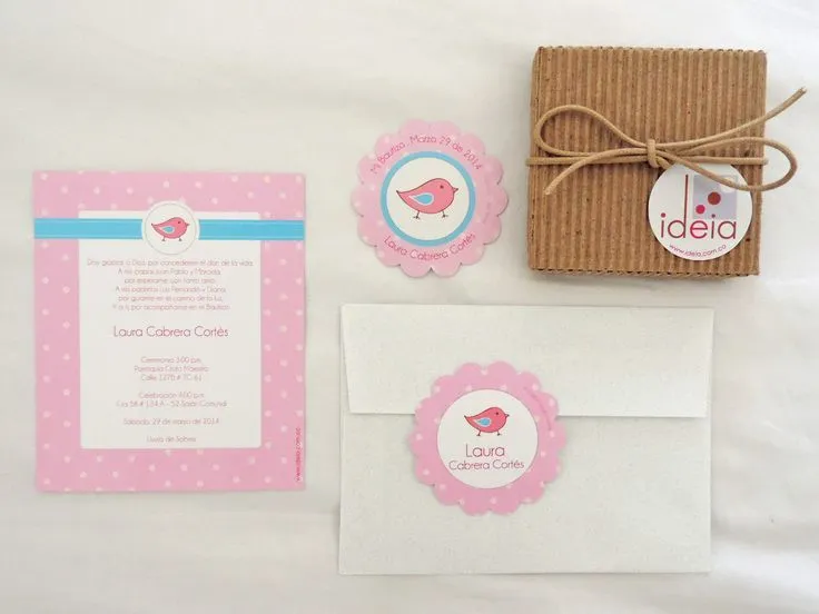 Invitaciones para Bautizos, Baby Showers, Primeras Comuniones ...