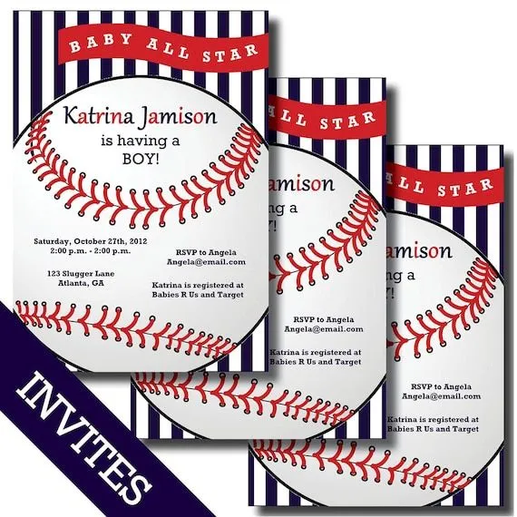 Invitaciones de beisbol - Imagui