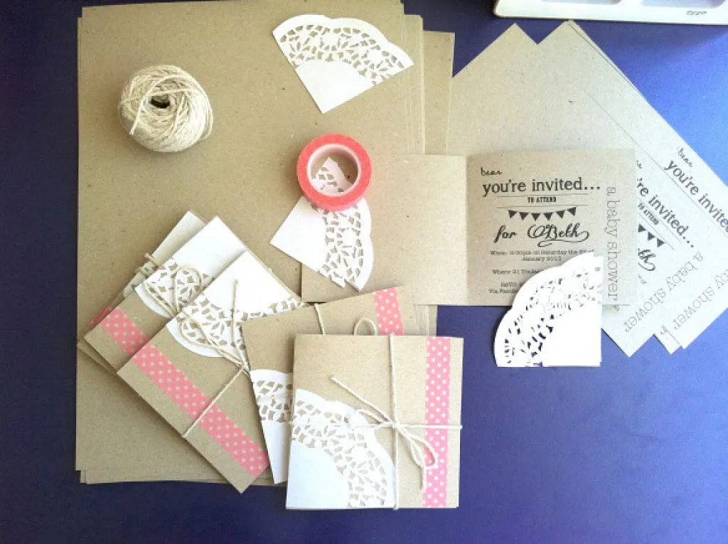 Cómo hacer invitaciones de boda caseras | RevistaFeminity.com | La ... Cómo hacer invitaciones de boda caseras | RevistaFeminity.com | La ...
