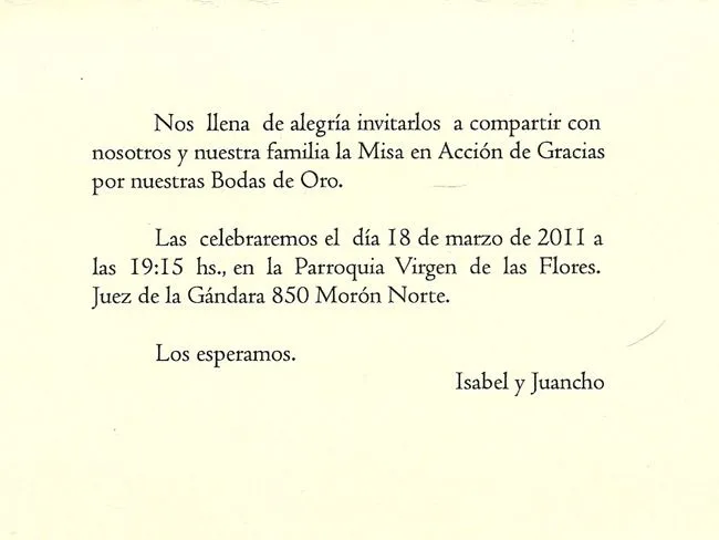 Mensaje de invitación a misa - Imagui