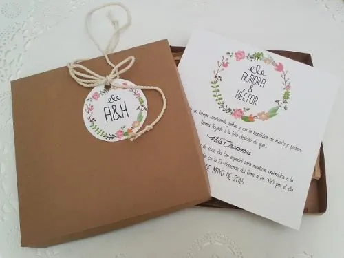 Invitaciones De Boda Económicas Bonitas Y Modernas | Invitaciones ...