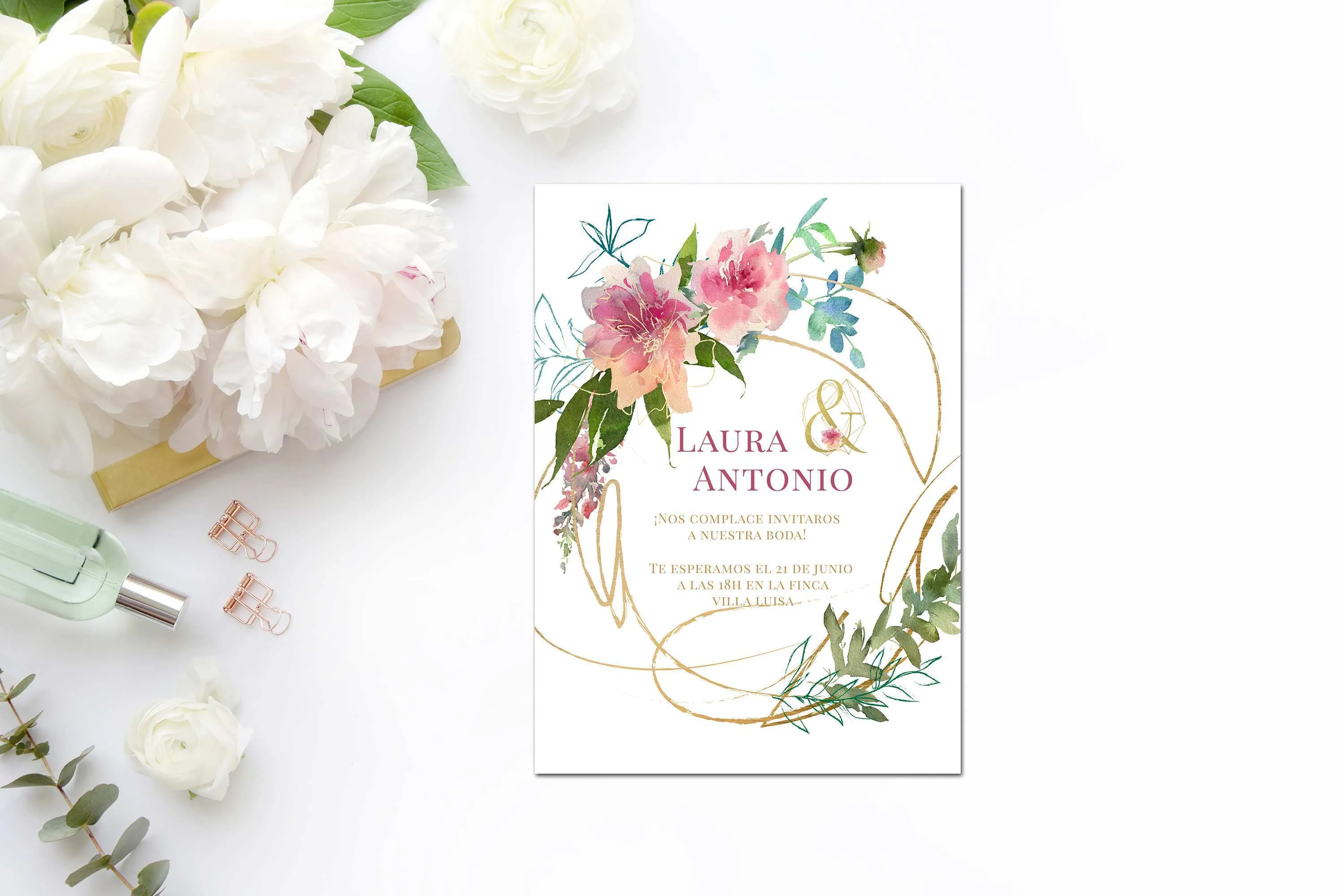 8 Invitaciones de Boda Gratis para Descargar y Personalizar 8 Invitaciones de Boda Gratis para Descargar y Personalizar