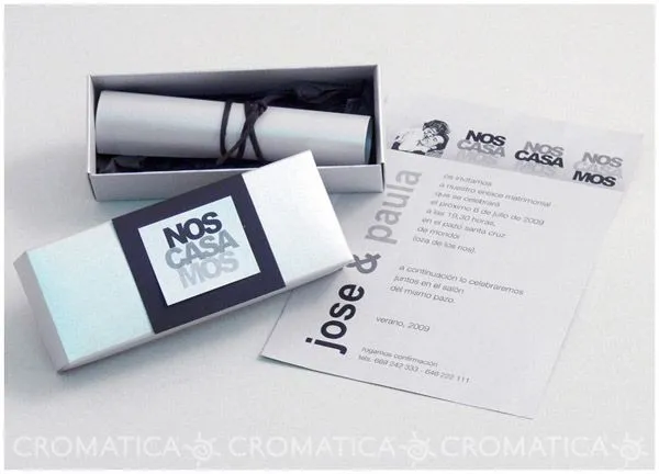 Invitaciónes de boda originales y modernas - Imagui