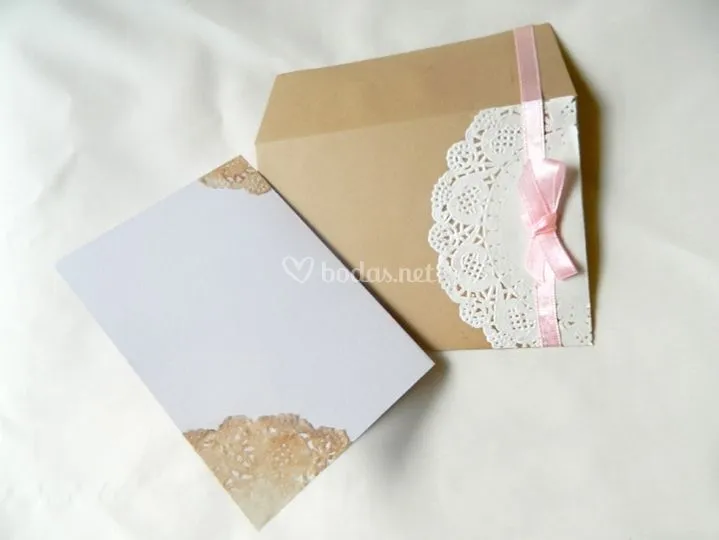 Cómo hacer invitaciones de boda vintage