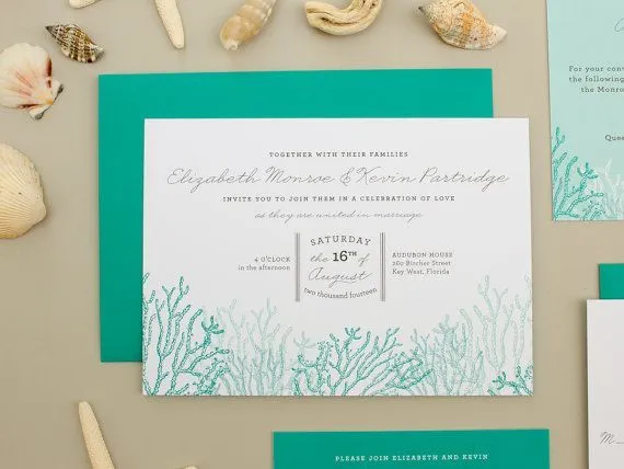 Invitaciónes para boda en la playa - Imagui