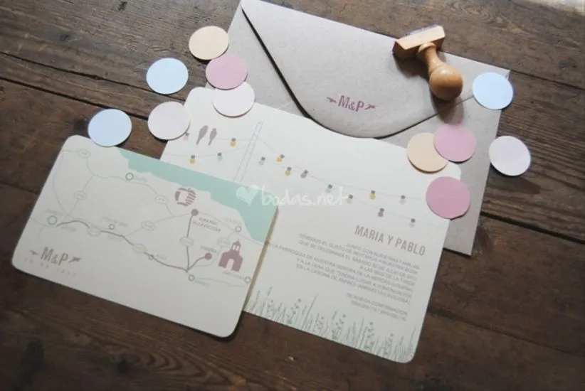 Invitaciónes de boda caseras - Imagui