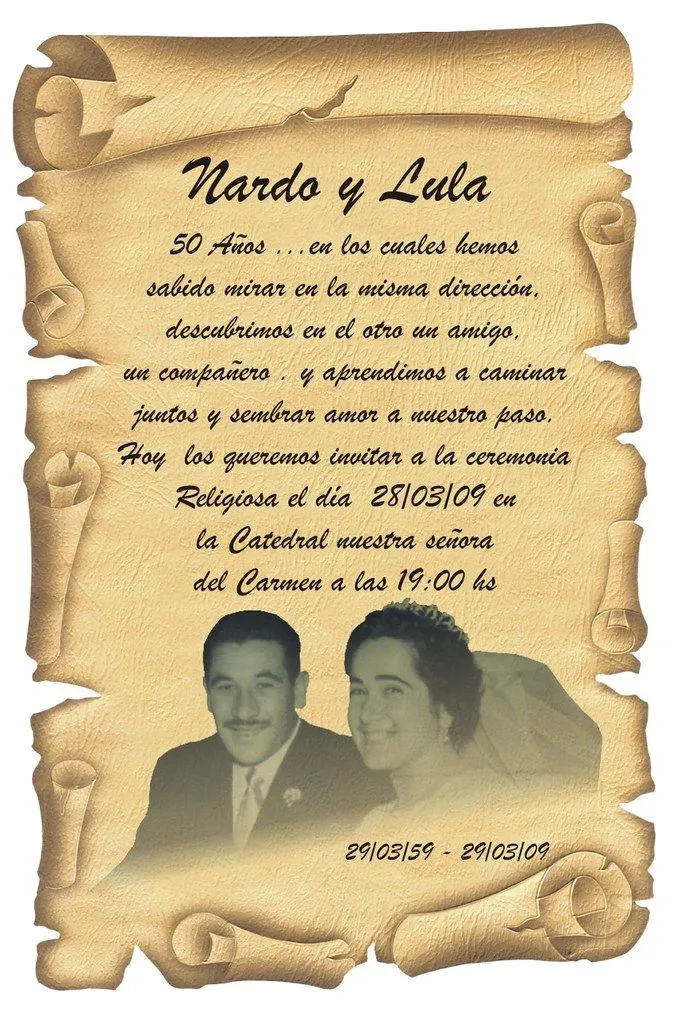 Invitacion Bodas de Oro | Flickr - Photo Sharing! Invitacion Bodas de Oro | Flickr - Photo Sharing!