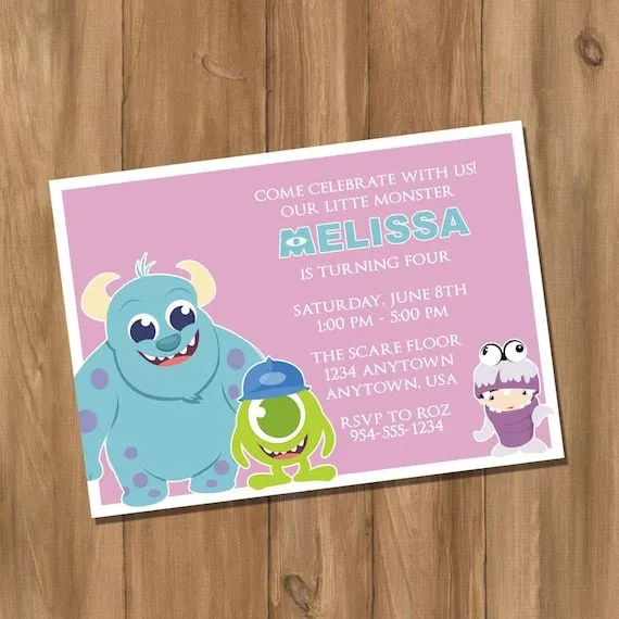 Monsters Inc monstruos Universidad inspirado por DigiPrintz en Etsy Monsters Inc monstruos Universidad inspirado por DigiPrintz en Etsy