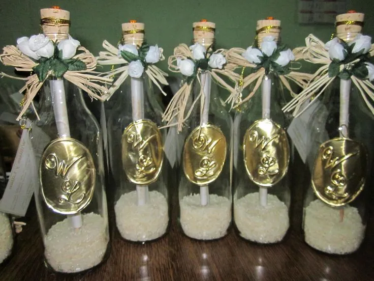 Invitaciones en botellas de vidrio on Pinterest | Baptism ...