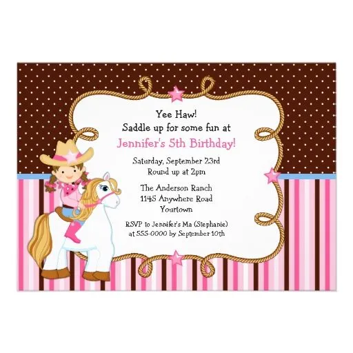 Vaqueras Invitaciones para cualquier evento, Vaqueras anuncios ...