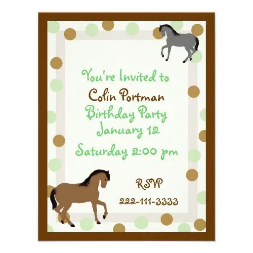 Invitaciónes de cumpleaños de caballos para imprimir gratis - Imagui Invitaciónes de cumpleaños de caballos para imprimir gratis - Imagui