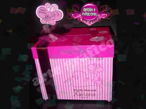 invitaciones y detalles para baby shower - YouTube