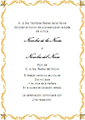 Invitaciones de Casamiento - Para Imprimir Gratis ...