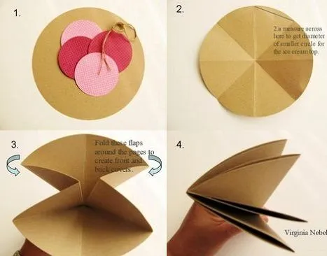 Invitaciones caseras con forma de helado