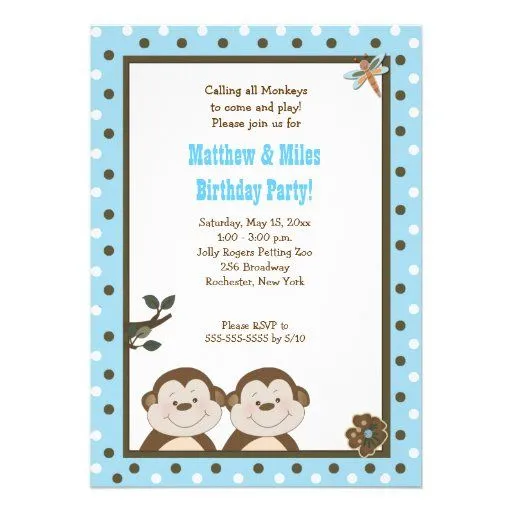 Invitaciónes de changos para baby shower - Imagui Invitaciónes de changos para baby shower - Imagui