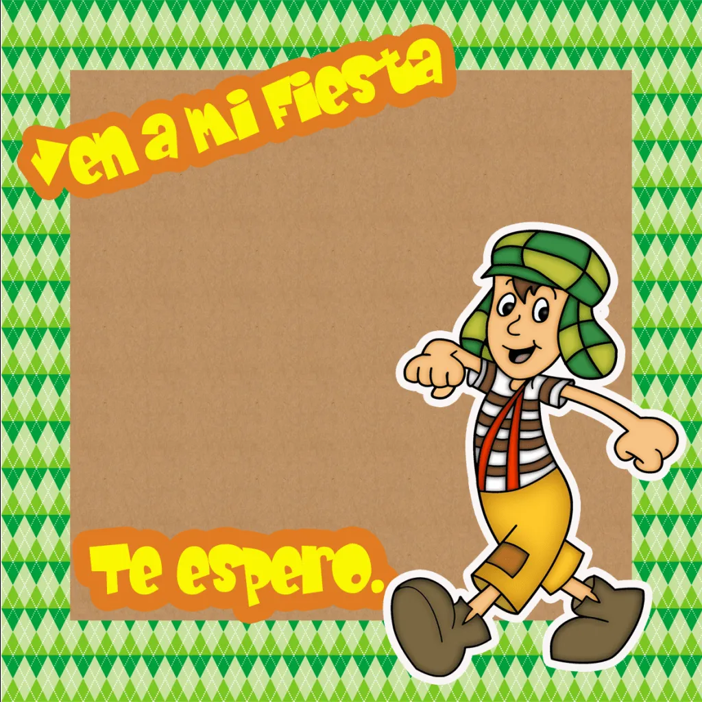 invitaciones del chavo del 8 para imprimir - Buscar con Google ...