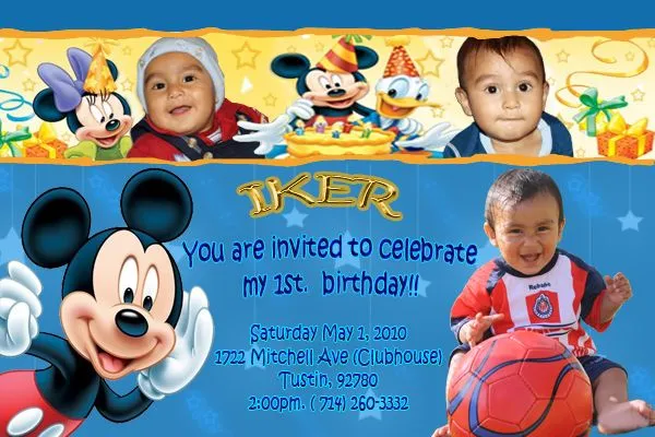Invitaciones Creativas: Cumpleaños