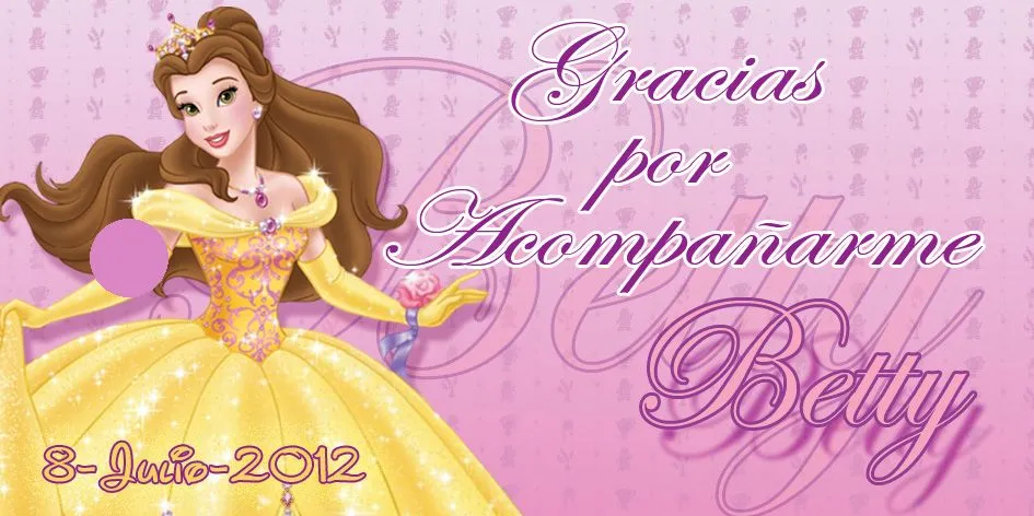 INVITACIONES CREATIVAS: INVITACION LA BELLA Y LA BESTIA