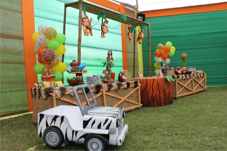 Invitaciones Cumple Infantil Fiesta De Safari Jungla Selva Zebra ...