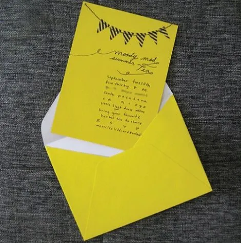 Invitaciones de fiesta caseras