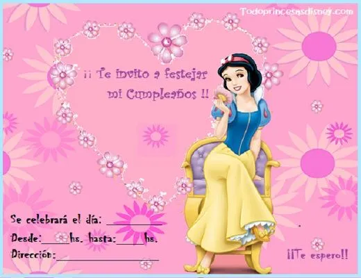 Invitaciónes de blancanieves para editar - Imagui Invitaciónes de blancanieves para editar - Imagui