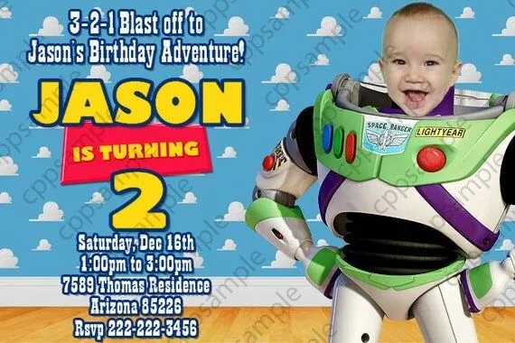Invitaciónes cumpleaños buzz lightyear - Imagui Invitaciónes cumpleaños buzz lightyear - Imagui