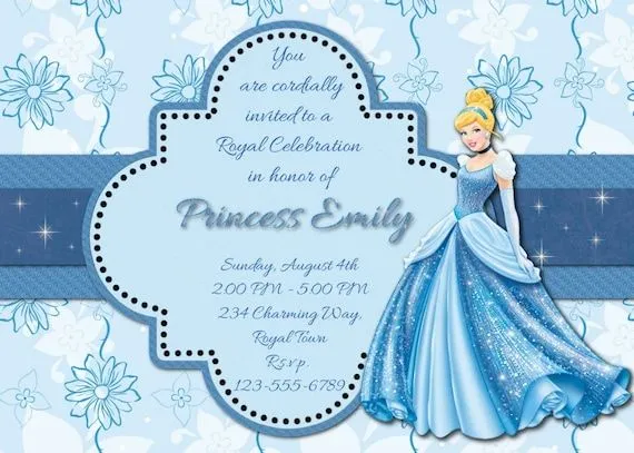 Tarjetas de invitación para cumpleaños cenicienta - Imagui Tarjetas de invitación para cumpleaños cenicienta - Imagui